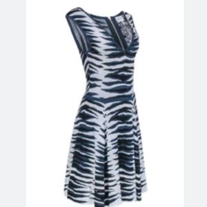 Milly Ikat -Jacquard Flared Dress